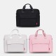 Women Canvas Solid Color Large Capacity 14 inch Laptops Bag Multi-compartment Handbag Briefcase Women Canvas Solid Color Large Capacity 14 inch Laptops Bag Multi-compartment Handbag Briefcase