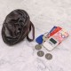 Women Vegetable Tanned Leather Fold Small Wallets Retro Zipper Clutch Bag Card Holder Coin Purse Women Vegetable Tanned Leather Fold Small Wallets Retro Zipper Clutch Bag Card Holder Coin Purse
