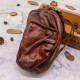 Women Vegetable Tanned Leather Fold Small Wallets Retro Zipper Clutch Bag Card Holder Coin Purse Women Vegetable Tanned Leather Fold Small Wallets Retro Zipper Clutch Bag Card Holder Coin Purse