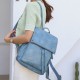 Women PU Leather Multi-pockets Inner Magnetic Button Backpack Vintage Simple Drawstring Hasp Laptop Bag Women PU Leather Multi-pockets Inner Magnetic Button Backpack Vintage Simple Drawstring Hasp Laptop Bag