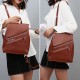 Women Soild Color Anti-theft Large Capacity Backpack Multifunction All-Match Shoulder Bag Crossbody Bags Handbag Women Soild Color Anti-theft Large Capacity Backpack Multifunction All-Match Shoulder Bag Crossbody Bags Handbag