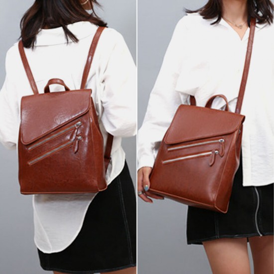 Women Soild Color Anti-theft Large Capacity Backpack Multifunction All-Match Shoulder Bag Crossbody Bags Handbag Women Soild Color Anti-theft Large Capacity Backpack Multifunction All-Match Shoulder Bag Crossbody Bags Handbag