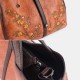 Women Floral Pattern Embossed Vegetable TannedLeather Crossbody Bags Retro Large Capacity Genuine Leather Shoulder Bag Handbag Women Floral Pattern Embossed Vegetable TannedLeather Crossbody Bags Retro Large Capacity Genuine Leather Shoulder Bag Handbag