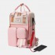 Women Nylon USB Charging Multi-pocket Large Capacity Backpack Casual Simple Waterproof 14 Inch Laptop Bag Women Nylon USB Charging Multi-pocket Large Capacity Backpack Casual Simple Waterproof 14 Inch Laptop Bag