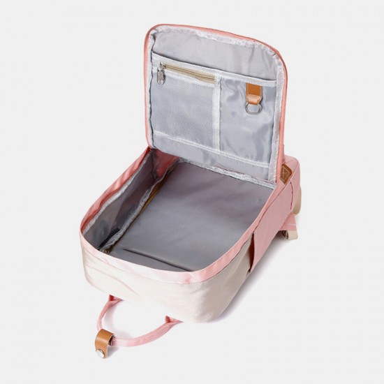 Women Nylon USB Charging Multi-pocket Large Capacity Backpack Casual Simple Waterproof 14 Inch Laptop Bag Women Nylon USB Charging Multi-pocket Large Capacity Backpack Casual Simple Waterproof 14 Inch Laptop Bag