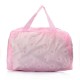 Transparent Printed Floral Bathing Cosmetic Waterproof Bag Transparent Printed Floral Bathing Cosmetic Waterproof Bag