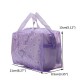 Transparent Printed Floral Bathing Cosmetic Waterproof Bag Transparent Printed Floral Bathing Cosmetic Waterproof Bag