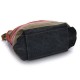 Women Canvas Striped Crossbody Bags Vintage Contrast Color Canvas Tote Handbags Women Canvas Striped Crossbody Bags Vintage Contrast Color Canvas Tote Handbags